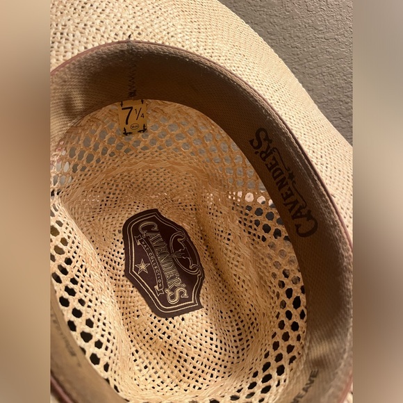 7 1/4 Straw cowboy hat - Picture 3 of 4